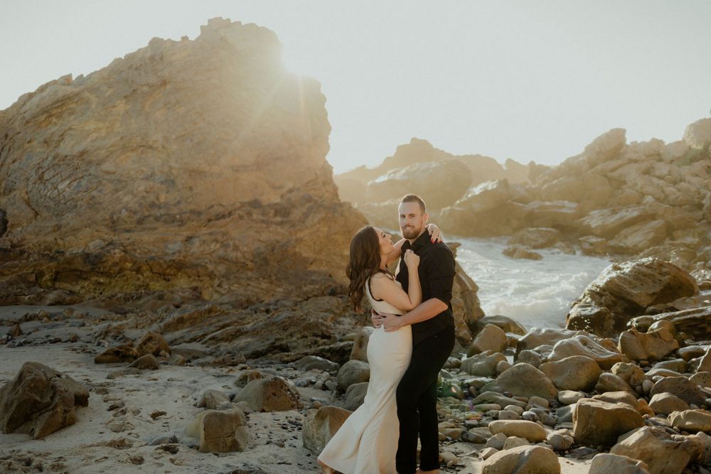 Southern California elopement, California wedding, small wedding, Newport Beach