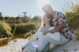 Pregnancy announcement, maternity session, Crystal Crescent Beach, Nova Scotia, Halifax Photographer