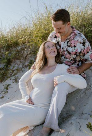 Pregnancy announcement, maternity session, Crystal Crescent Beach, Nova Scotia, Halifax Photographer