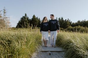 Pregnancy announcement, maternity session, Crystal Crescent Beach, Nova Scotia, Halifax Photographer