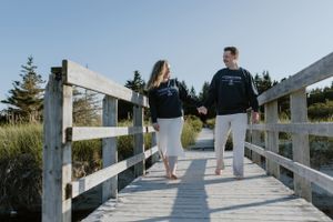 Pregnancy announcement, maternity session, Crystal Crescent Beach, Nova Scotia, Halifax Photographer