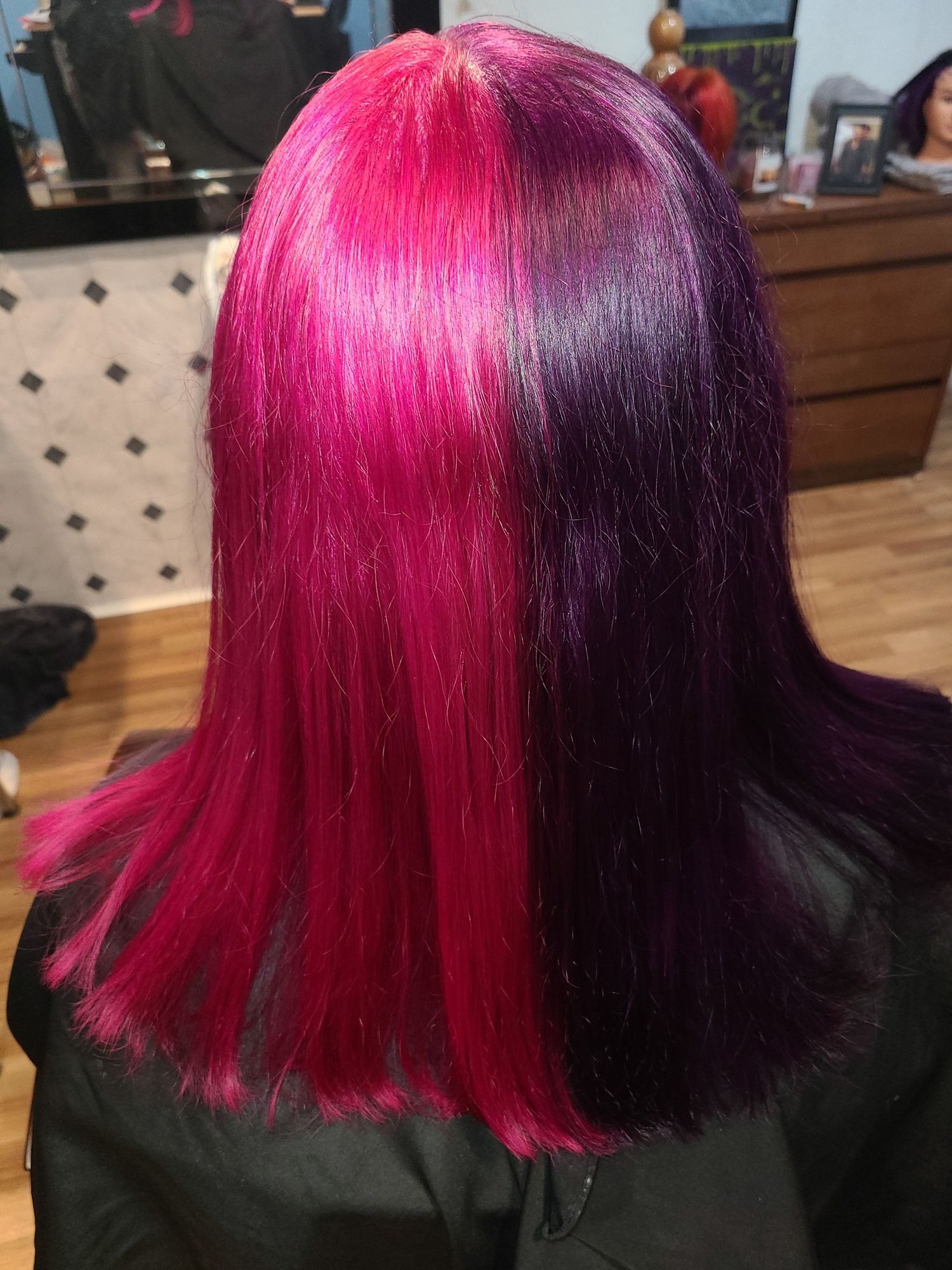 hair fantasy color pink purple