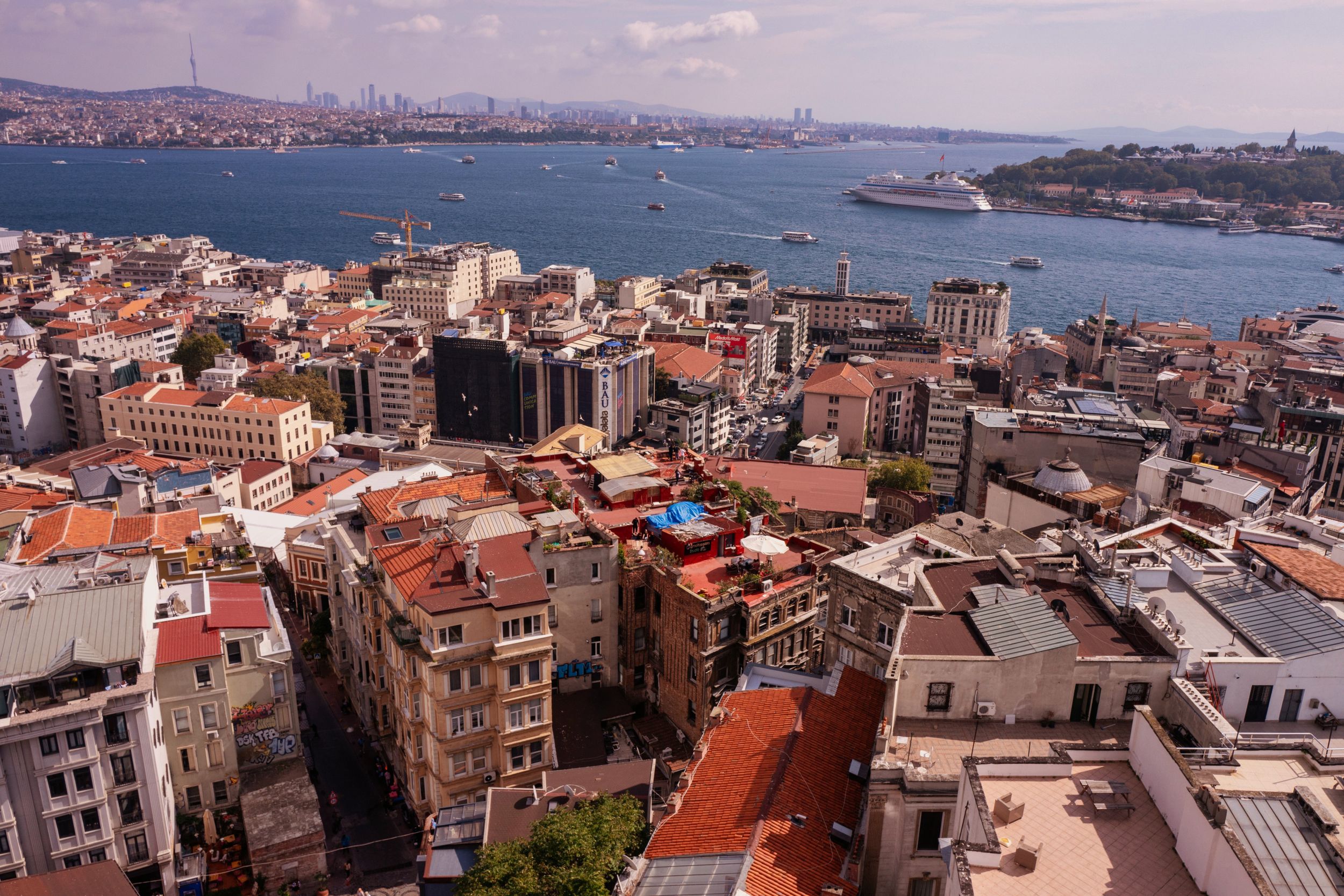 View from Galata Tower (Istanbul, Turkey)