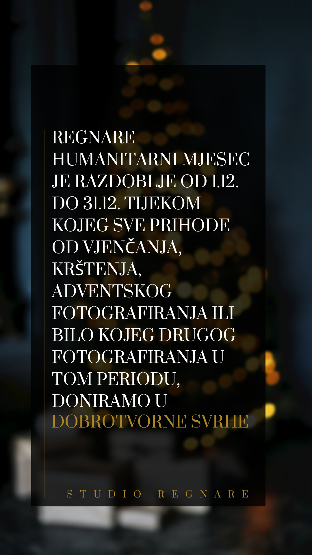 regnare humanitarni mjesec