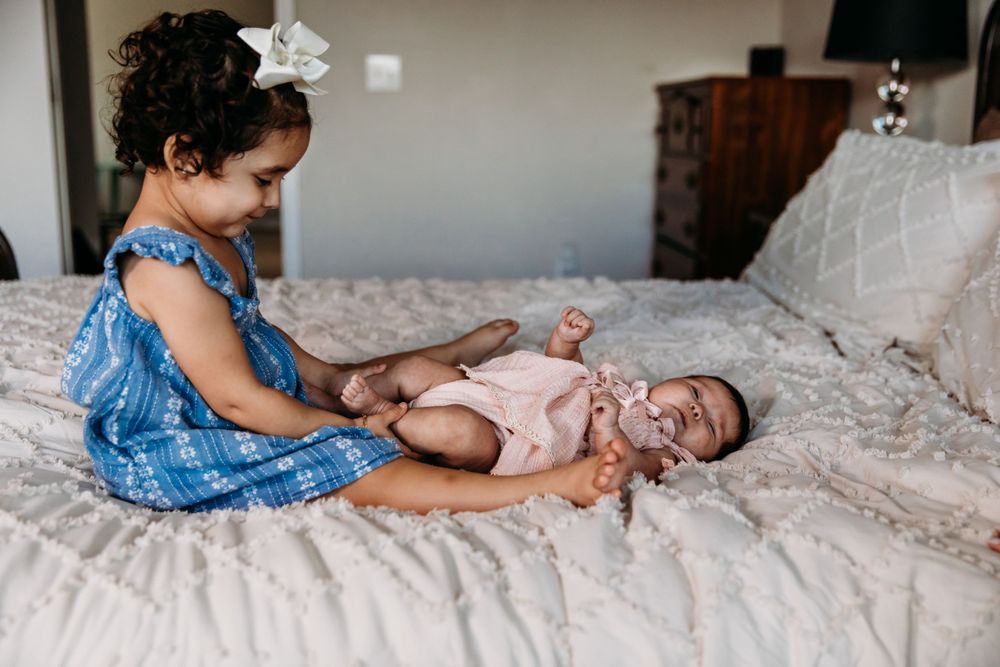 buda Texas in home newborn family pictures