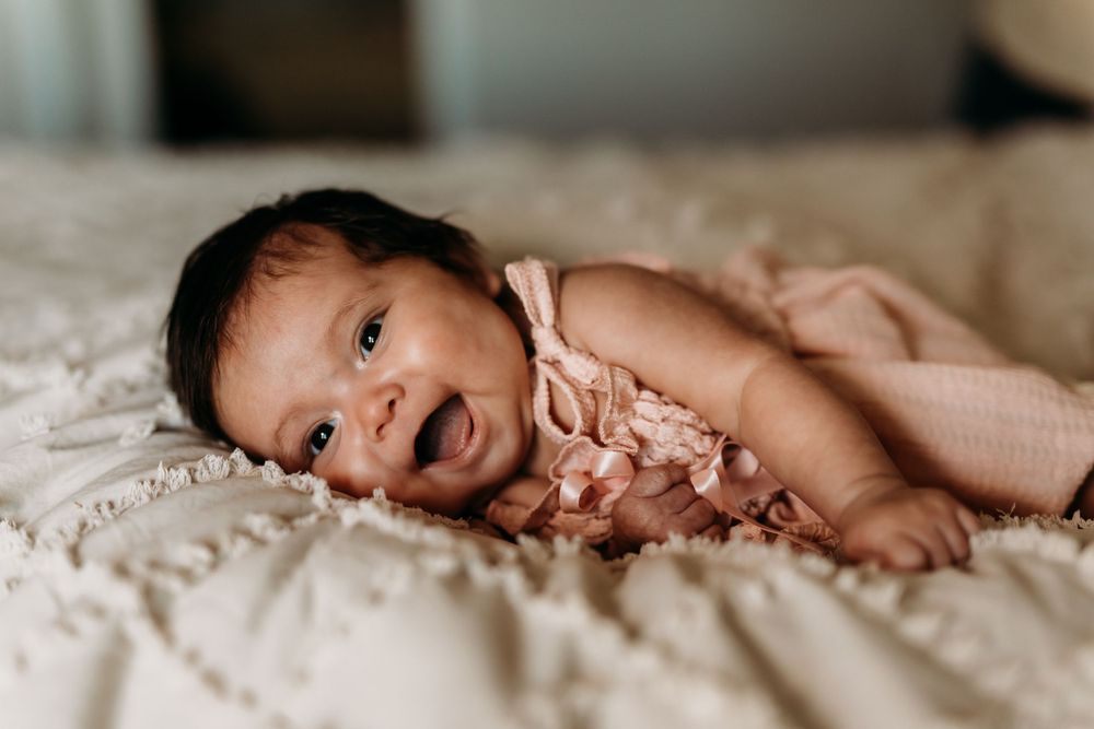 buda Texas in home newborn family pictures