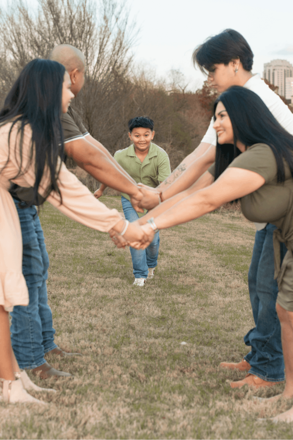 GIF of a family enjoying a fun moment together.