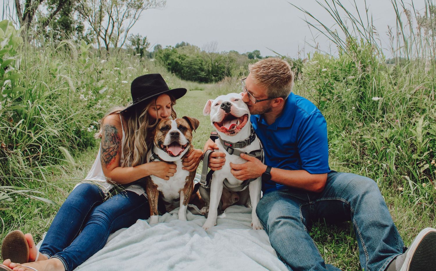 Iowa couples outdoor portrait session
