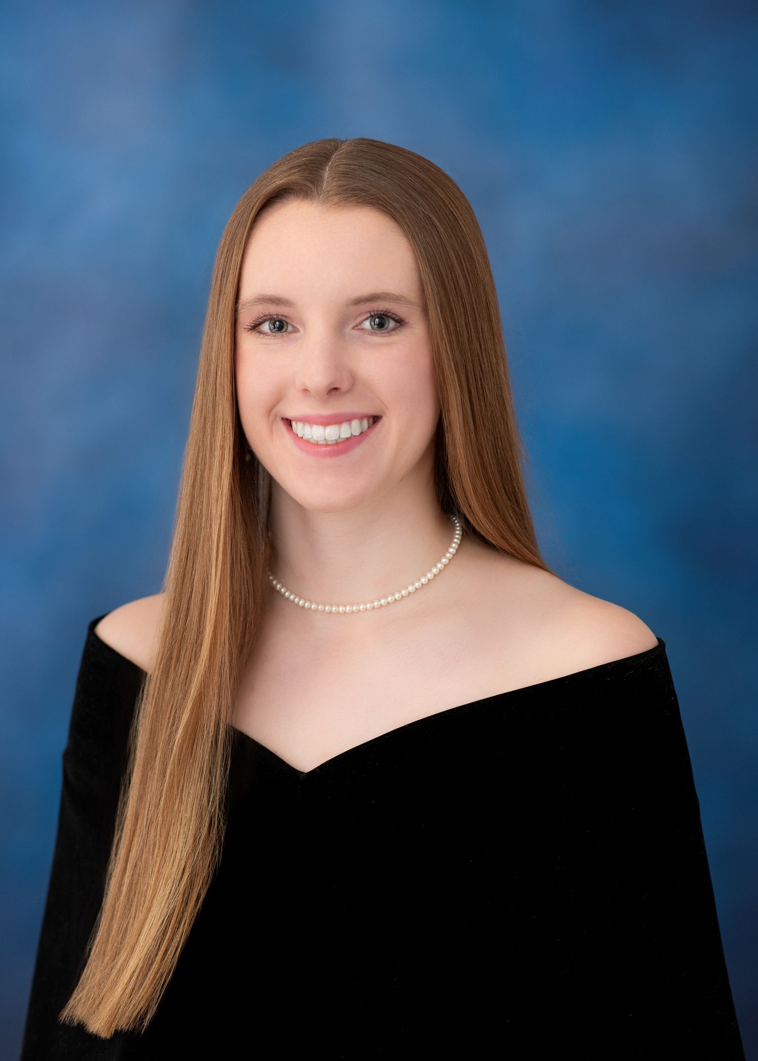 senior drape formal portrait hanover