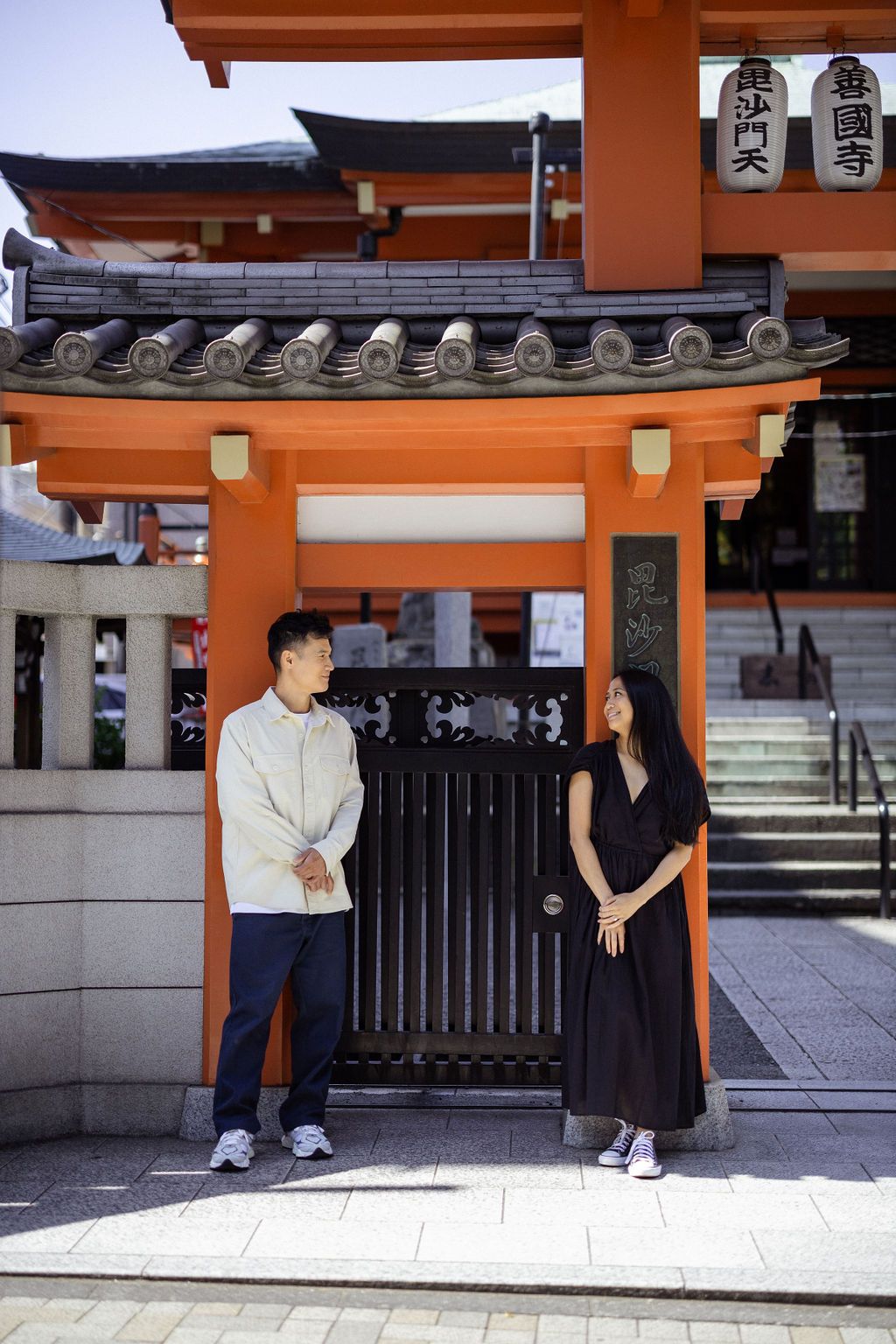 Zenkokuji Temple photoshoot