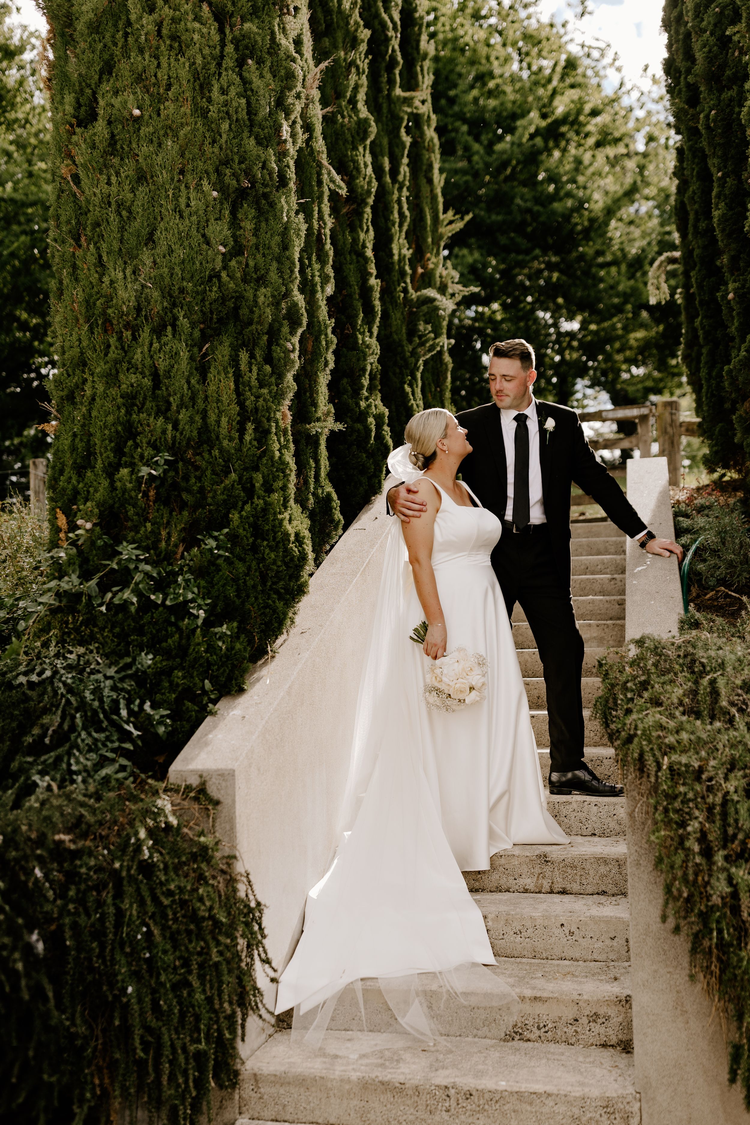 Christchurch bride and groom. wedding photography