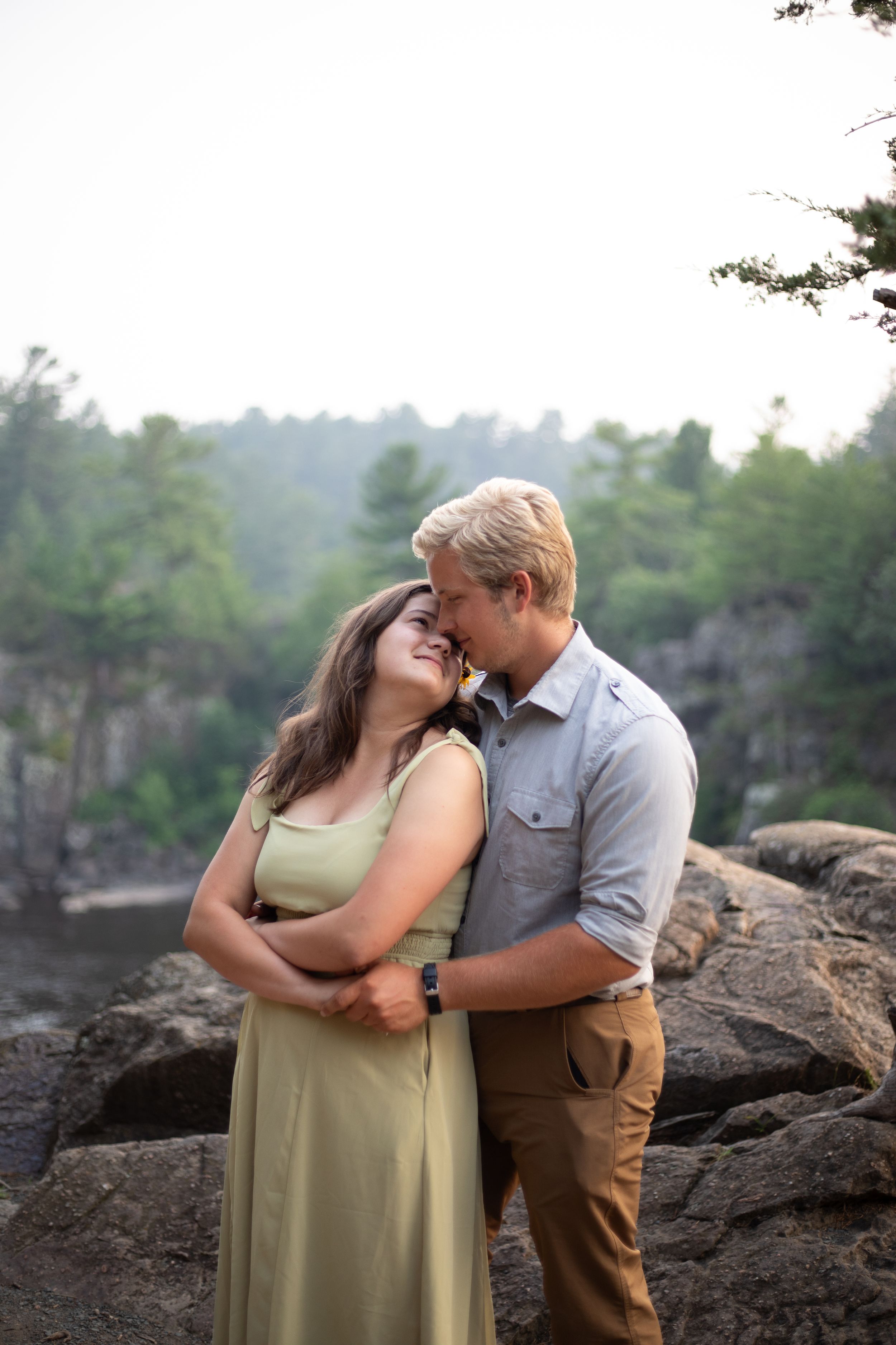 Engagement photos in Osceola, WI
