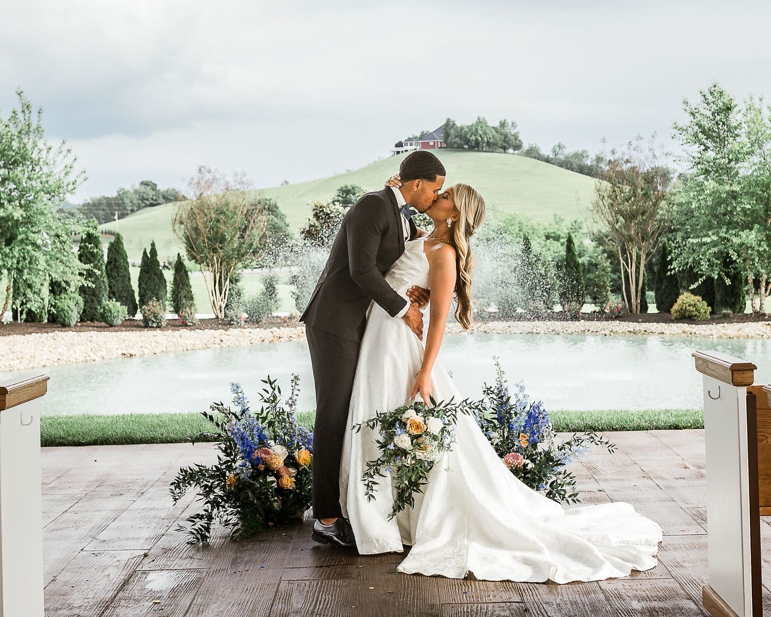 Beautiful spring wedding at the gorgeous White Dove Barn, located just southeast of Nashville, TN.