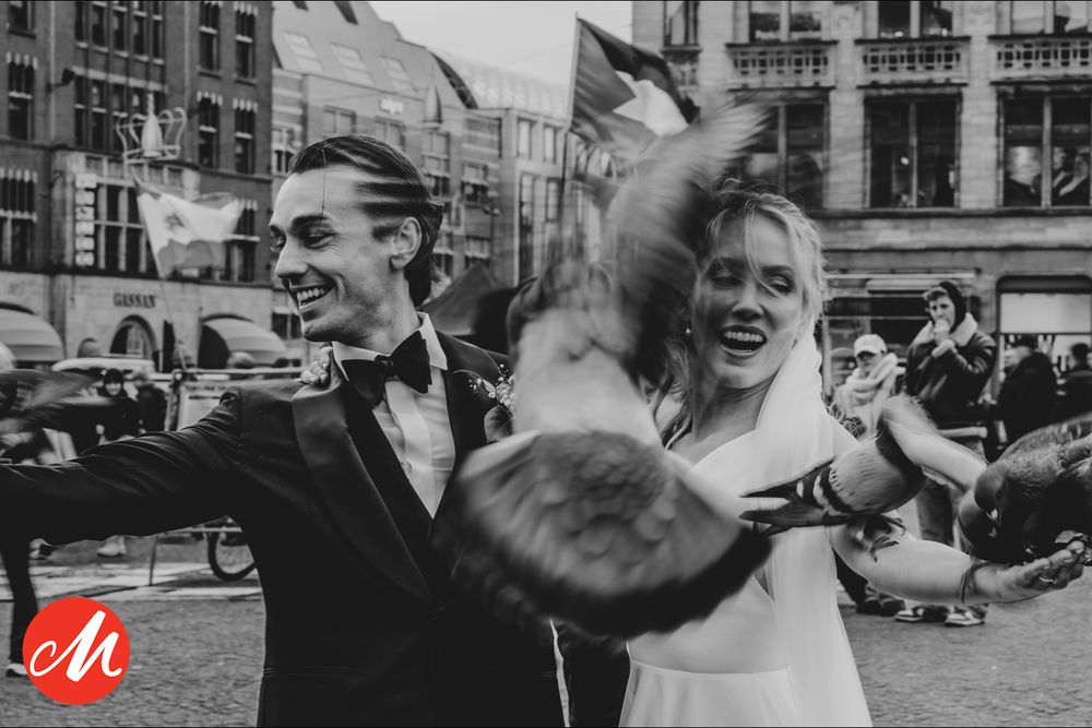 Gewonnen Masters Award van een bruiloft in Amsterdam.