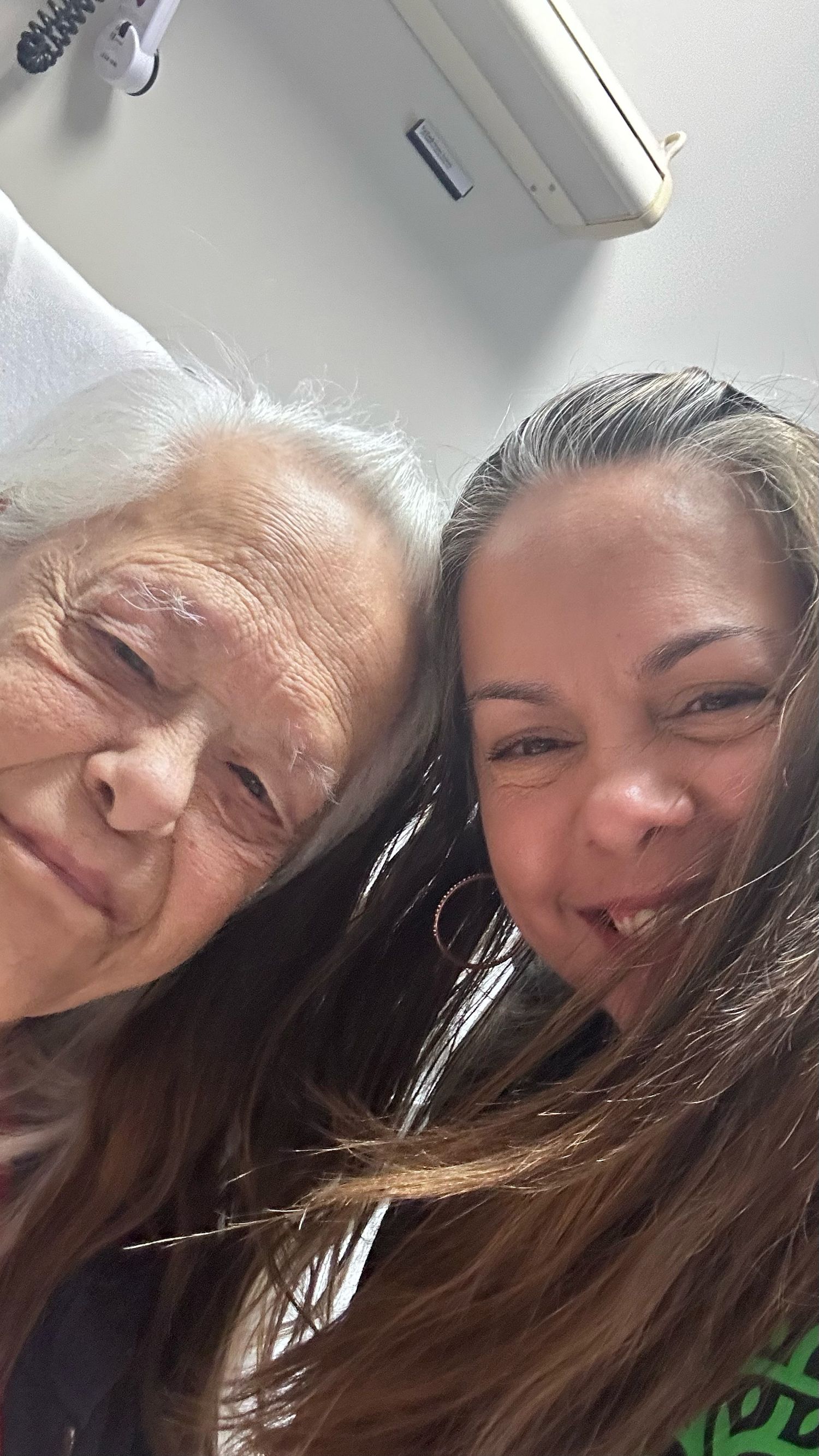 An image of a photographer and her mother in cedar park.