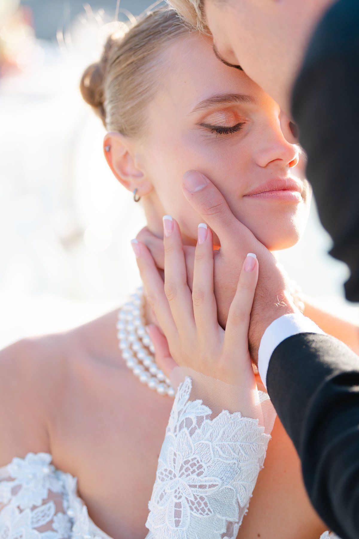 Wedding portrait of Lausanne bride and groom