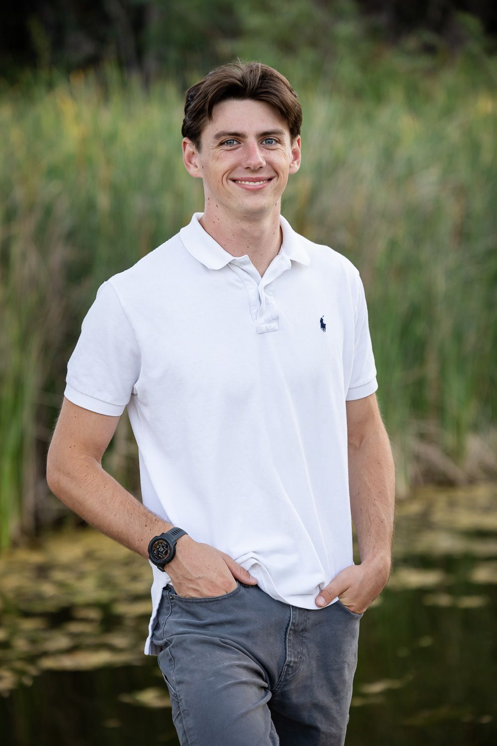 Senior portraits at Vasona Park in Los Gatos by Cindy Tucey Photography