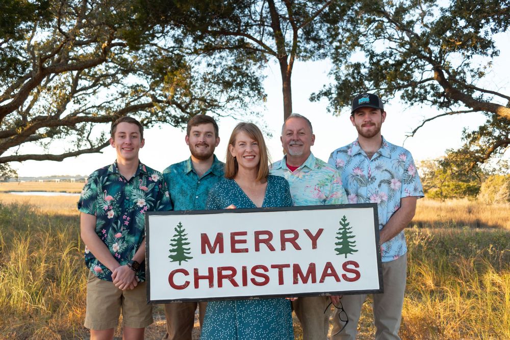 Family Portrait in Sunset Beach, NC