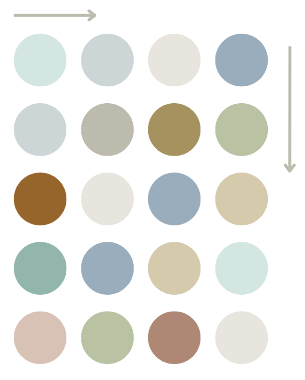 Color outfit inspiration for portrait sessions
