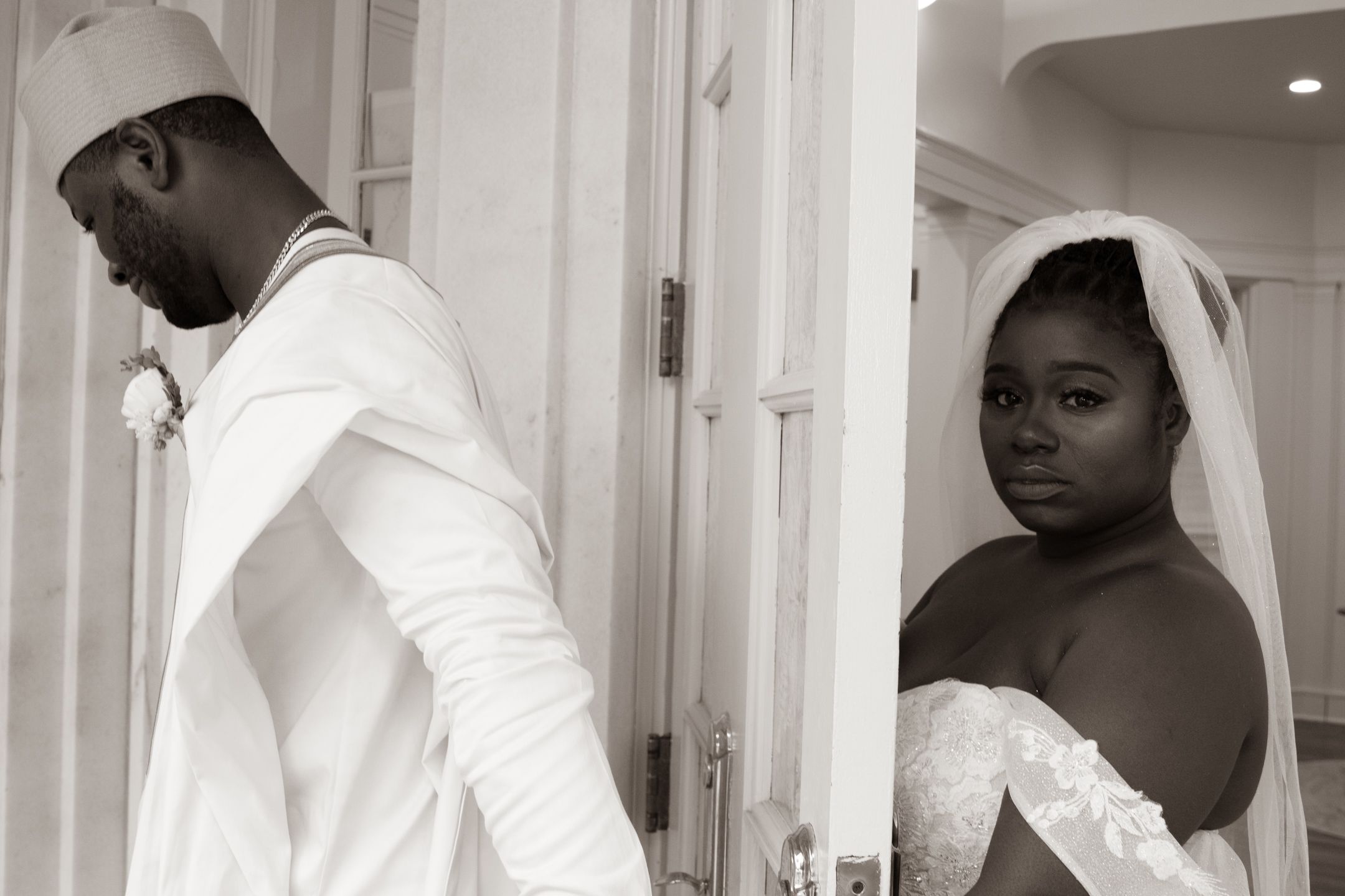 wedding couple special moment