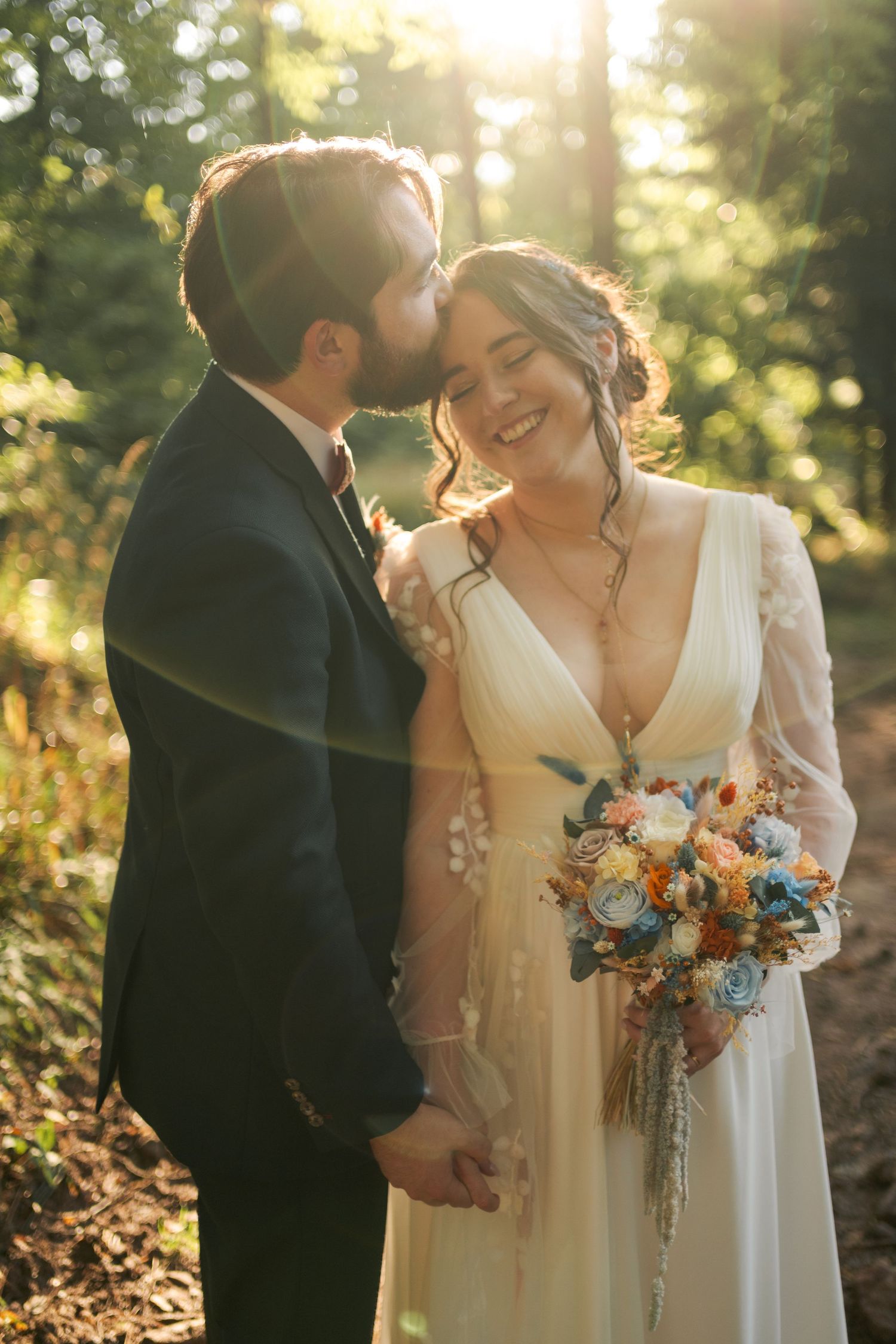 Mariage en Alsace au coucher du soleil