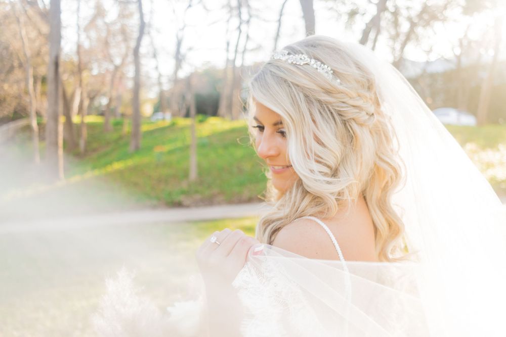 A series of outdoor portrait photographs taken in soft natural lighting during golden hour.