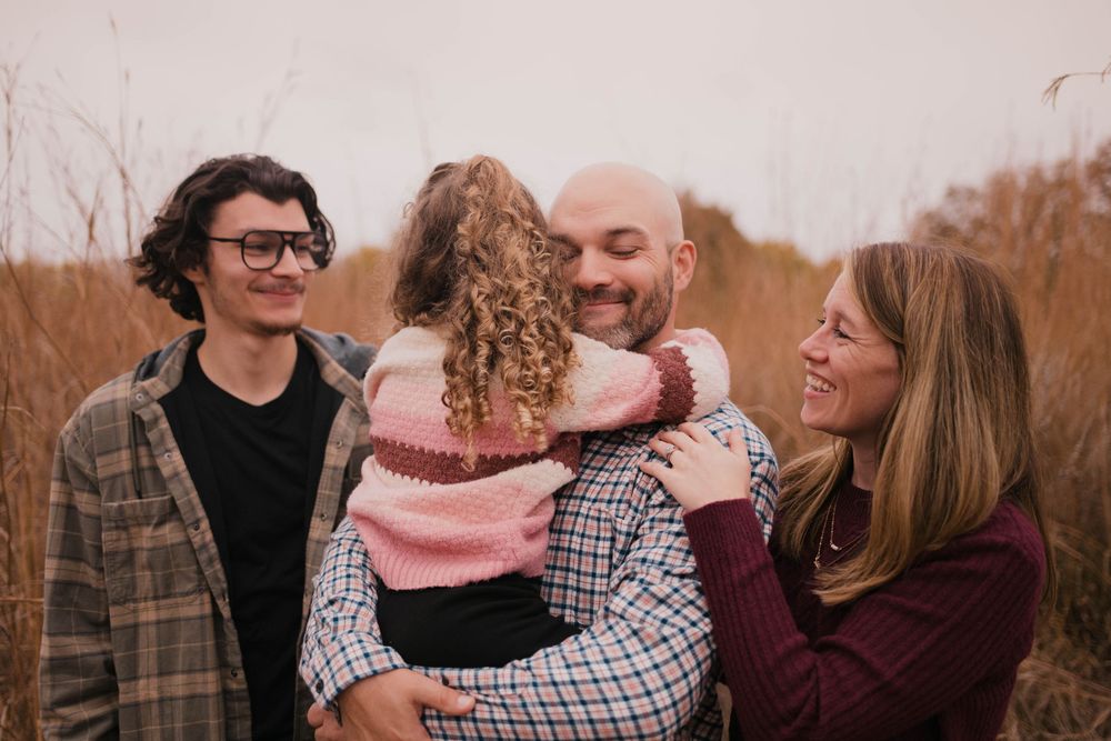 candid family session