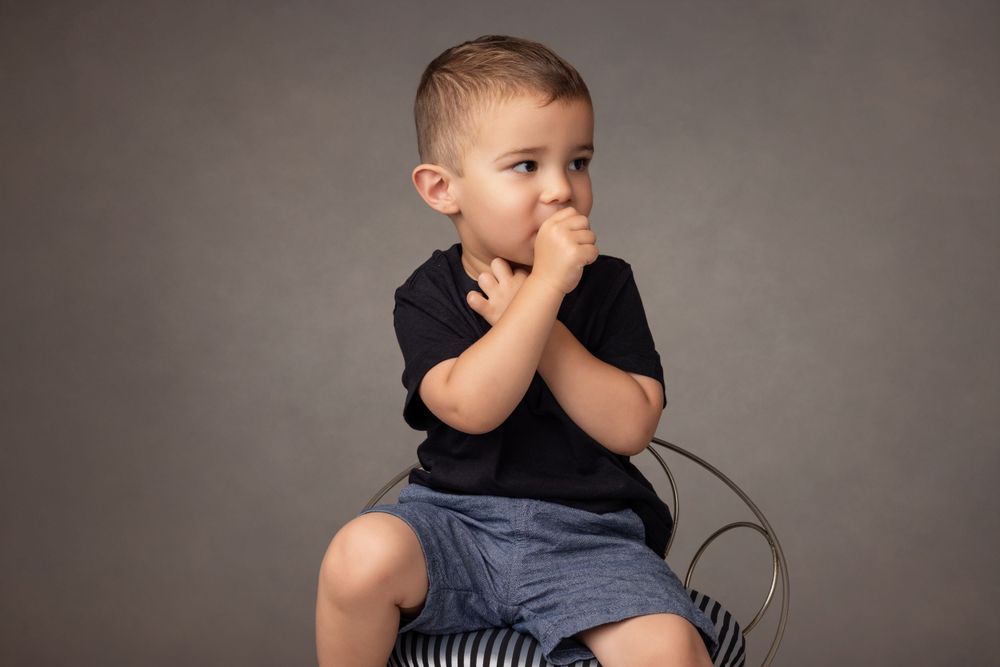 Two year old fine art portrait