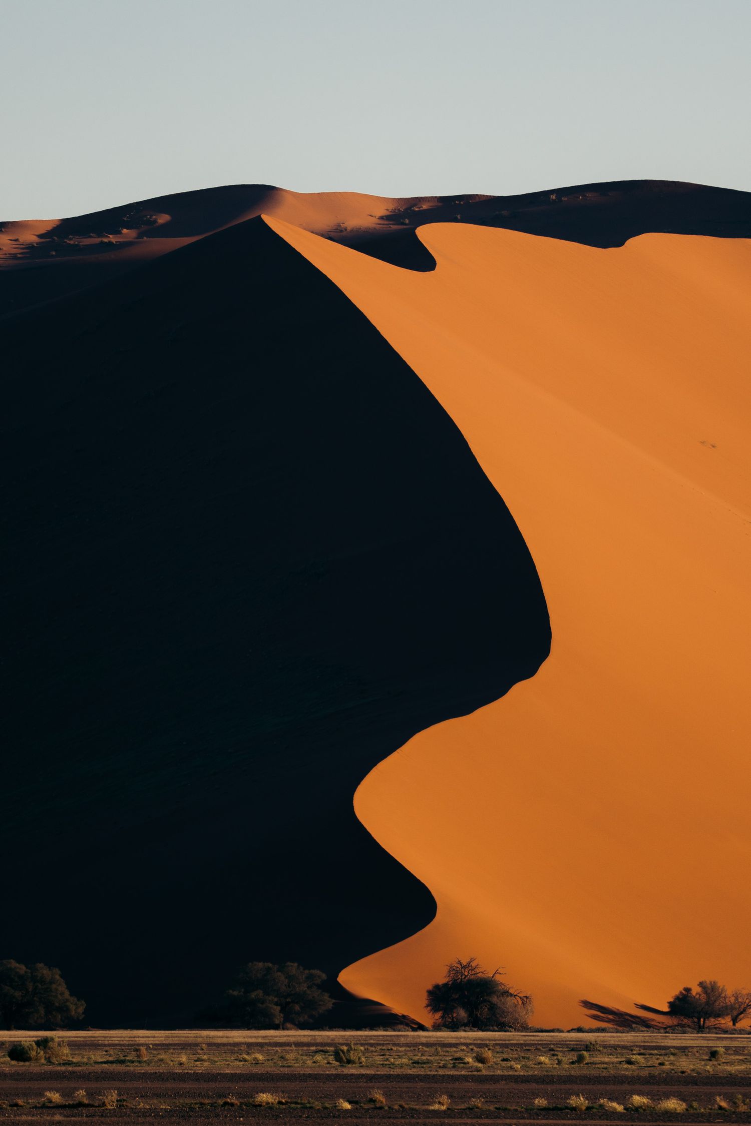 dune de sossusvlei au lever du soleil