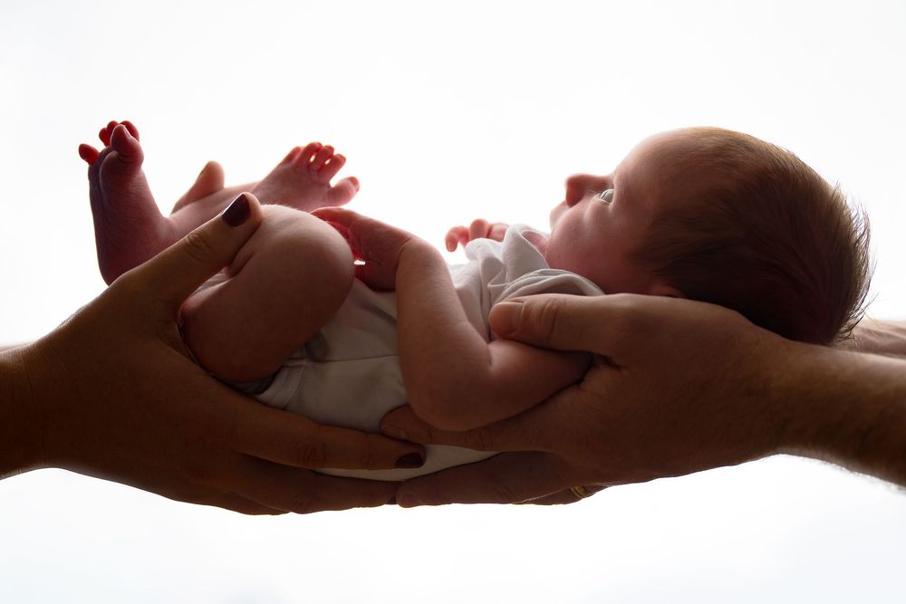 Mobiele studio newbornfotograaf halle; newbornfotograaf aan huis