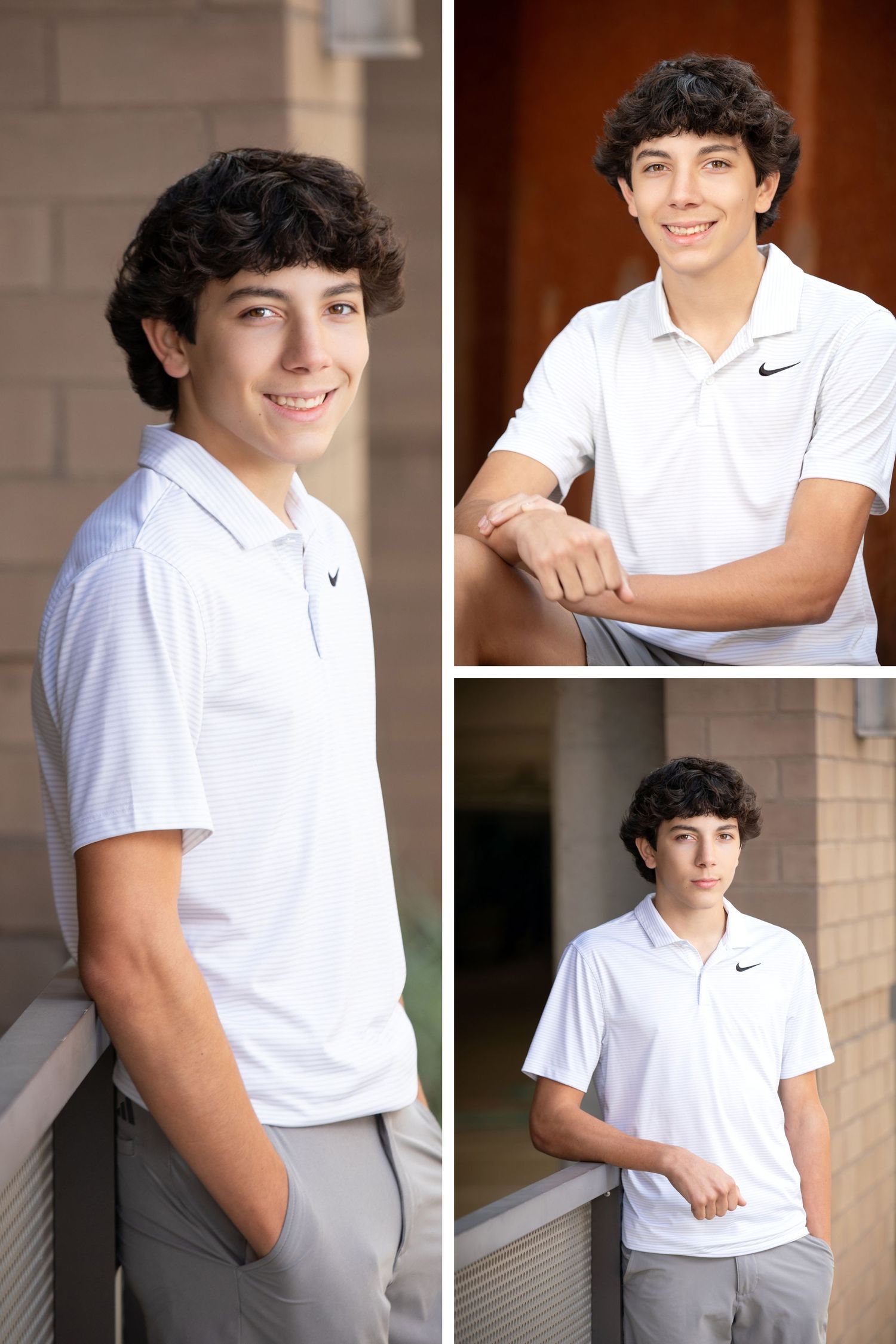 Senior pictures at Bridge Park Columbus Ohio featuring Dublin Scioto senior with classic and polished portrait style.