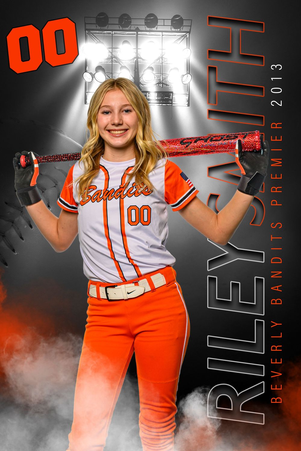 L Squared Photography sports portrait softball player