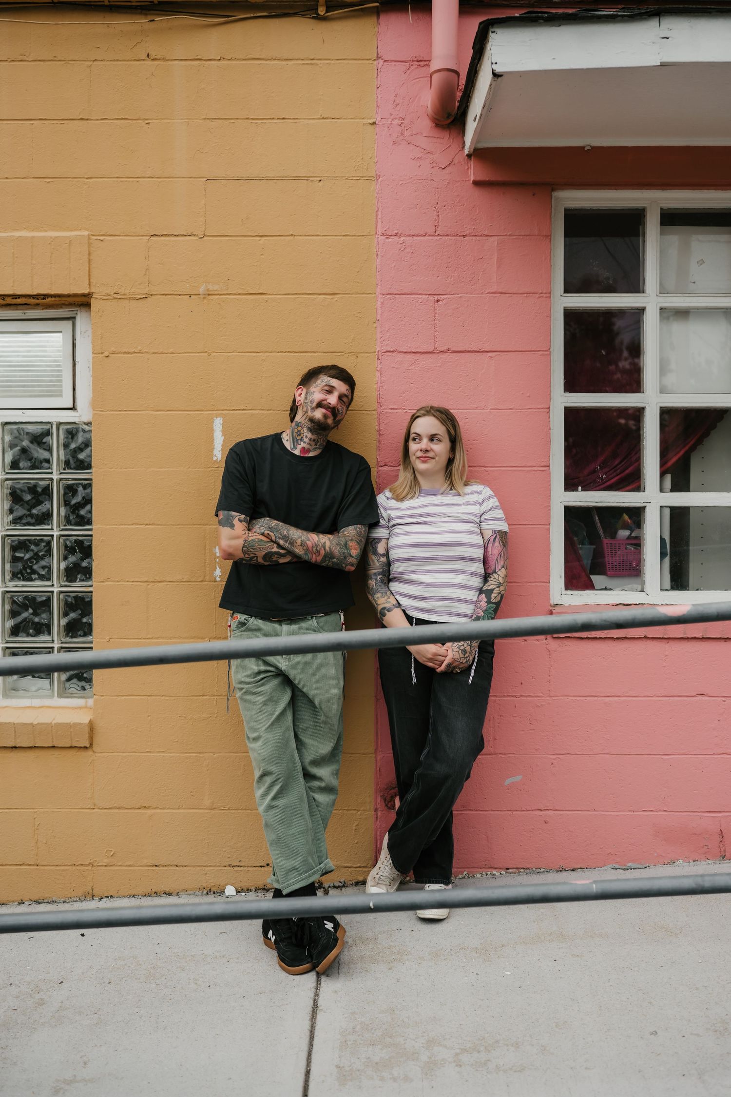 cincinnati urban couples photo shoot