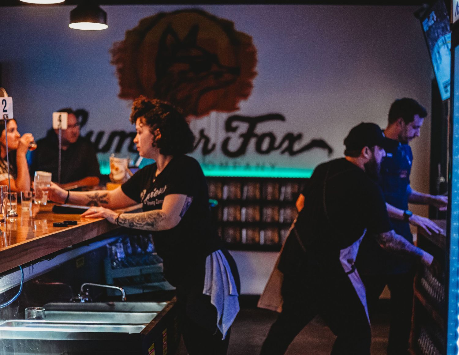 Bartenders at work