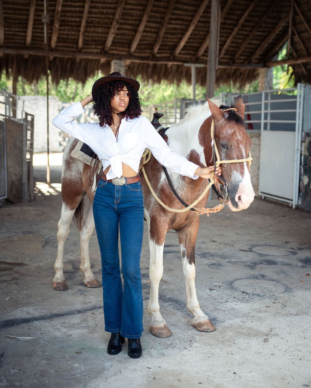 Sesión de fotos estilo vaquero en República Dominicana