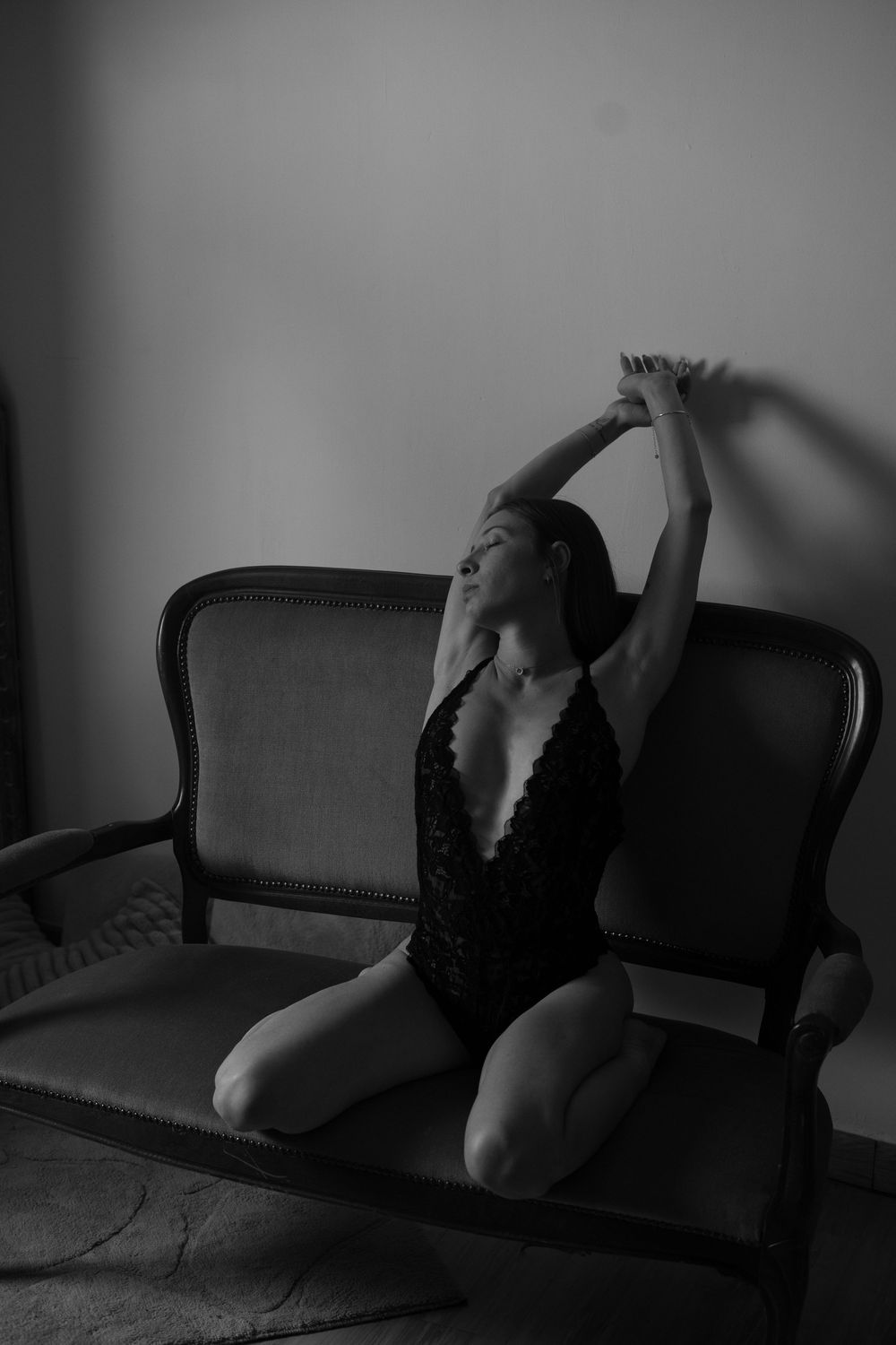 Séance boudoir au studio de La Roquebrussanne Var 83 Brignoles Toulon Hyères