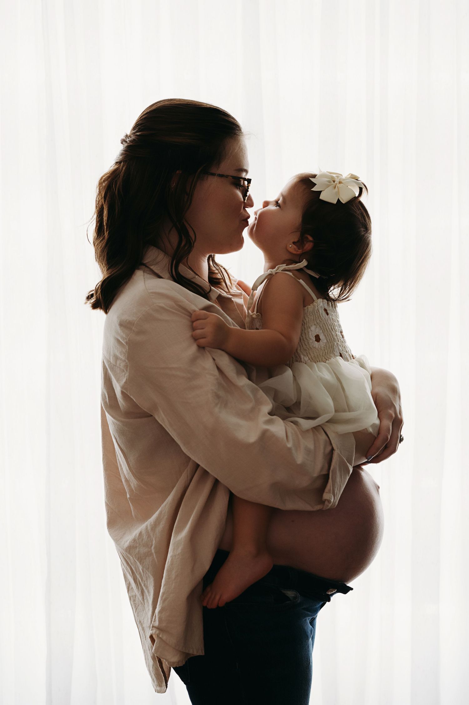 Nacogdoches Maternity Portrait Studio offering Maternity mommy and me photo sessions.