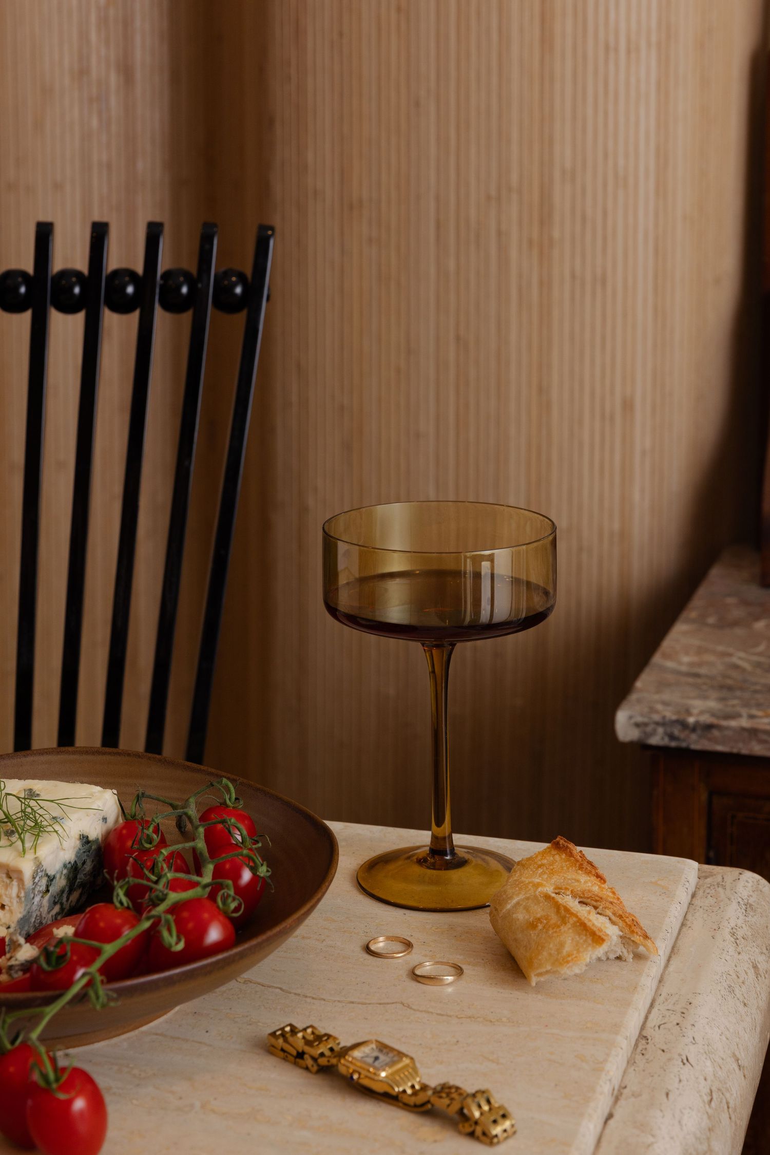 Glass of wine, lifestyle image