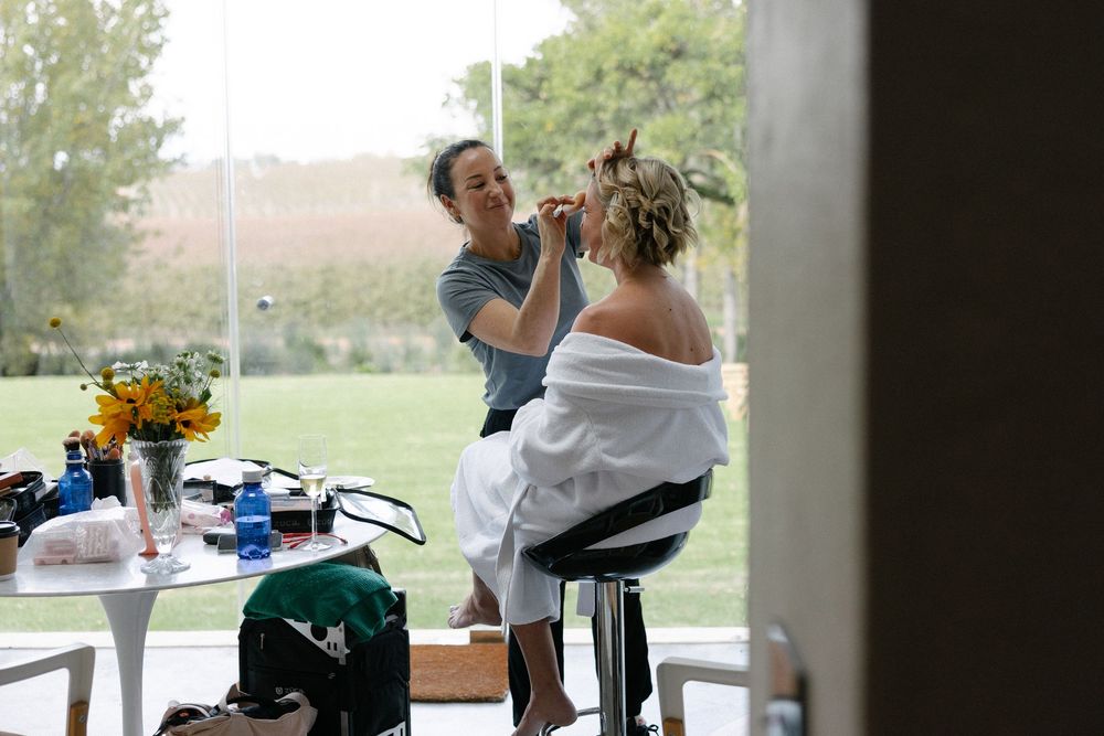 Browse Cape Town make up artist Yolande du Toit for real weddings and inspiration by Christene de Coning Photography.