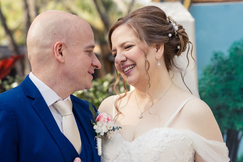Editorial style wedding photography at St Paul's Catholic Church, Tampa, Florida.