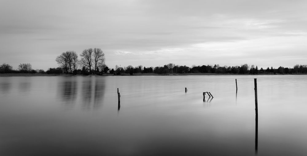 Long exposure, Lake, Wielkopolski park narodowy, minimalism