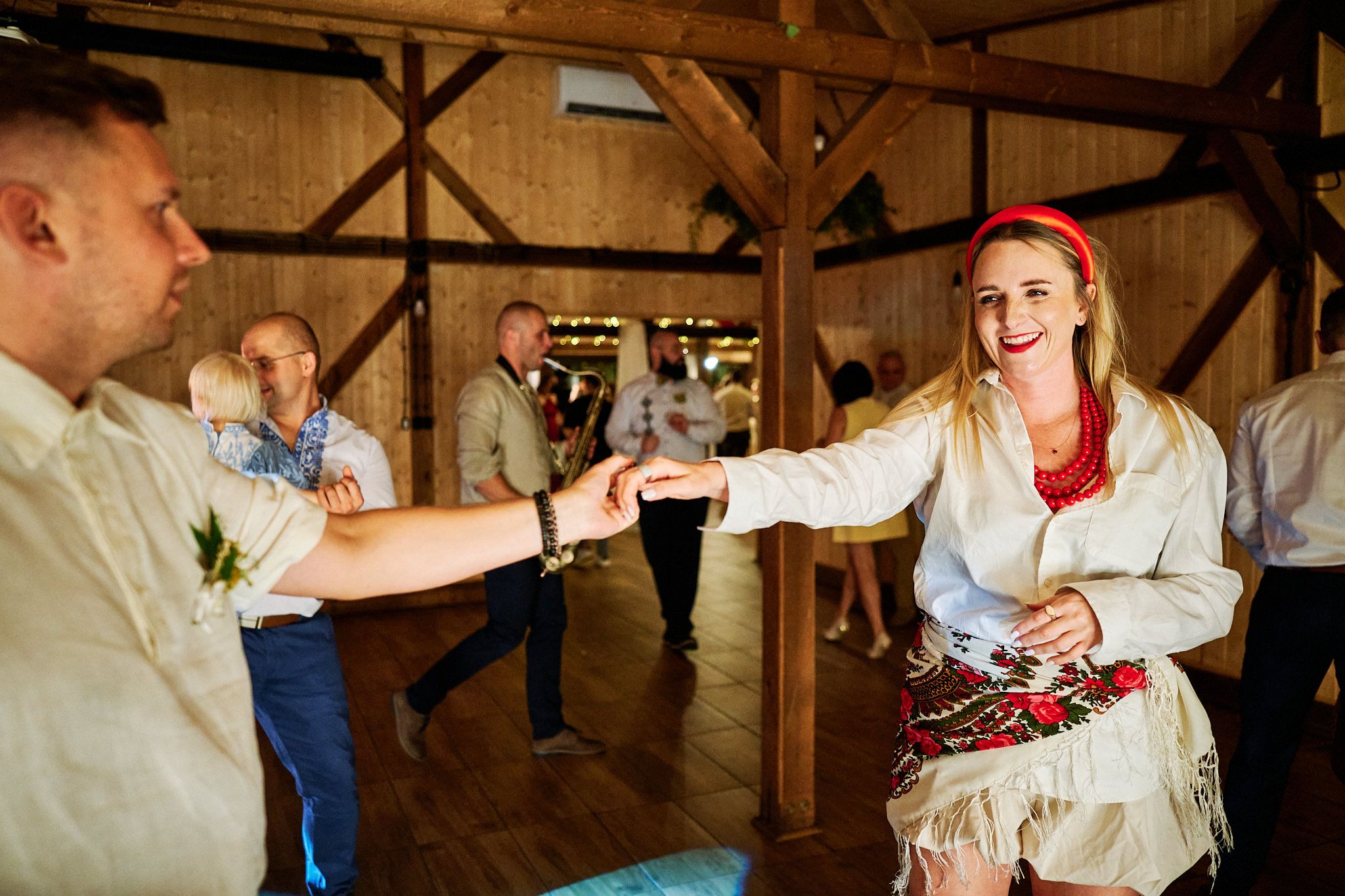Zabawa weselna. Dworzysko. Szczawno Zdrój.