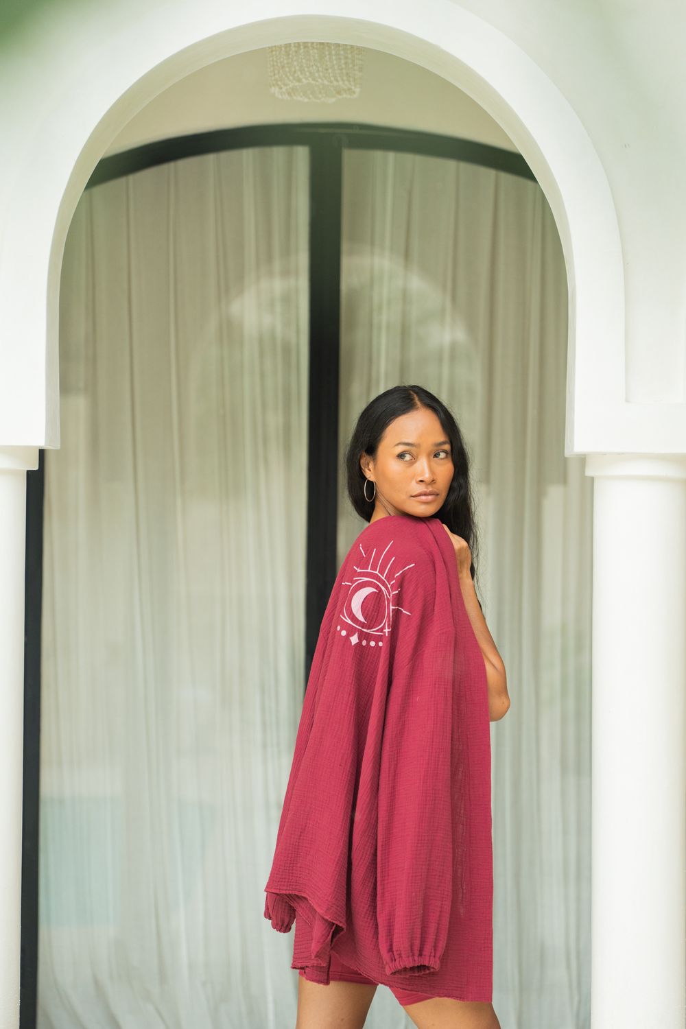 Professional personal branding portrait at Casa Blooms Bali
