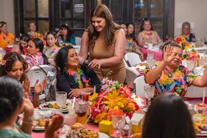 Houston birthday party photography capturing guests having fun