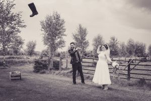 Wedding Party Game Welly wanging Clapham Holme Farm
Weddings, Great Hatfield Hull