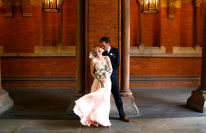 Wedding Photography Bride and Groom St Pancras Station London