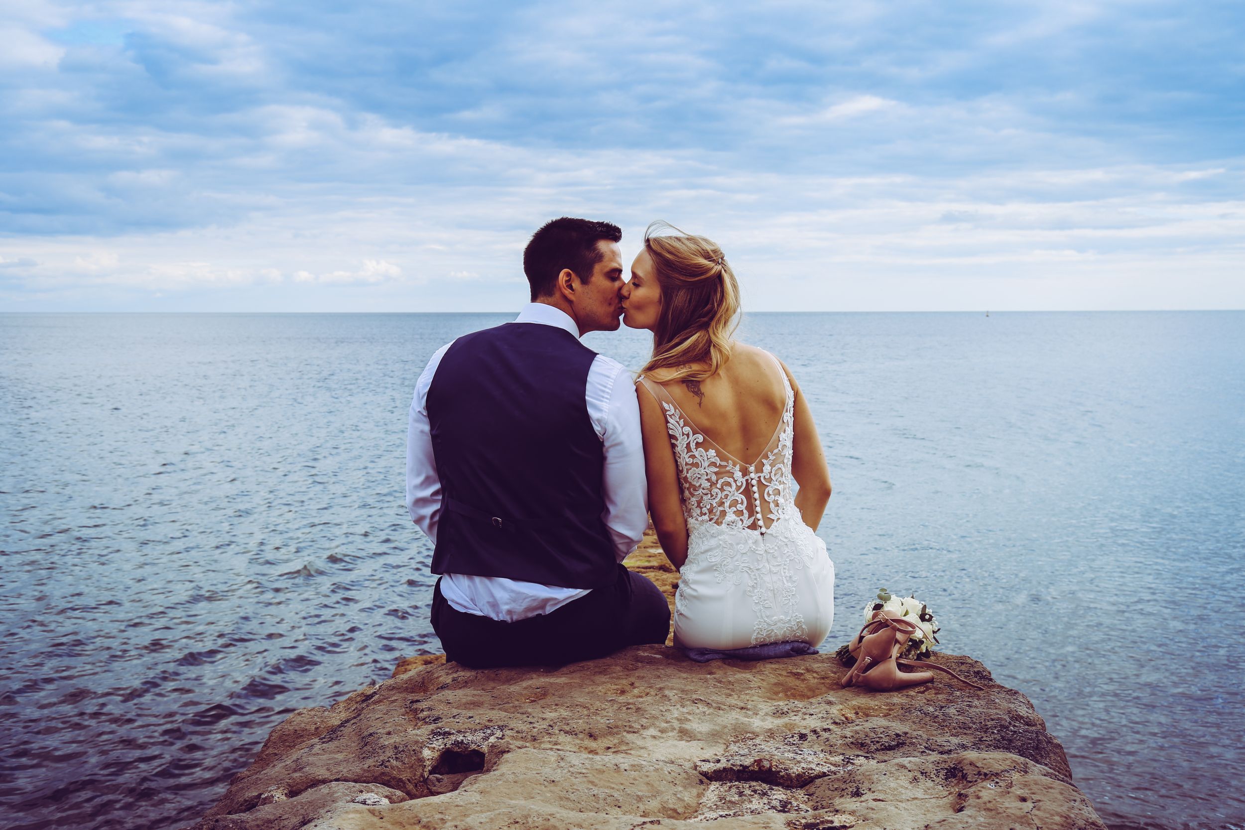 Wedding Photography Lyme Regis Beach