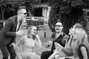 Wedding Photography Laughing Guests