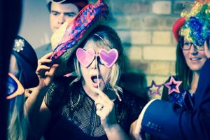Wedding Photography Photo Booth Evening Reception Cooling Castle Barn Rochester Kent