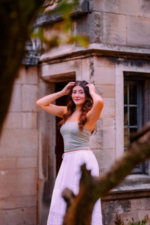 gorgeous senior photo perfectly posed